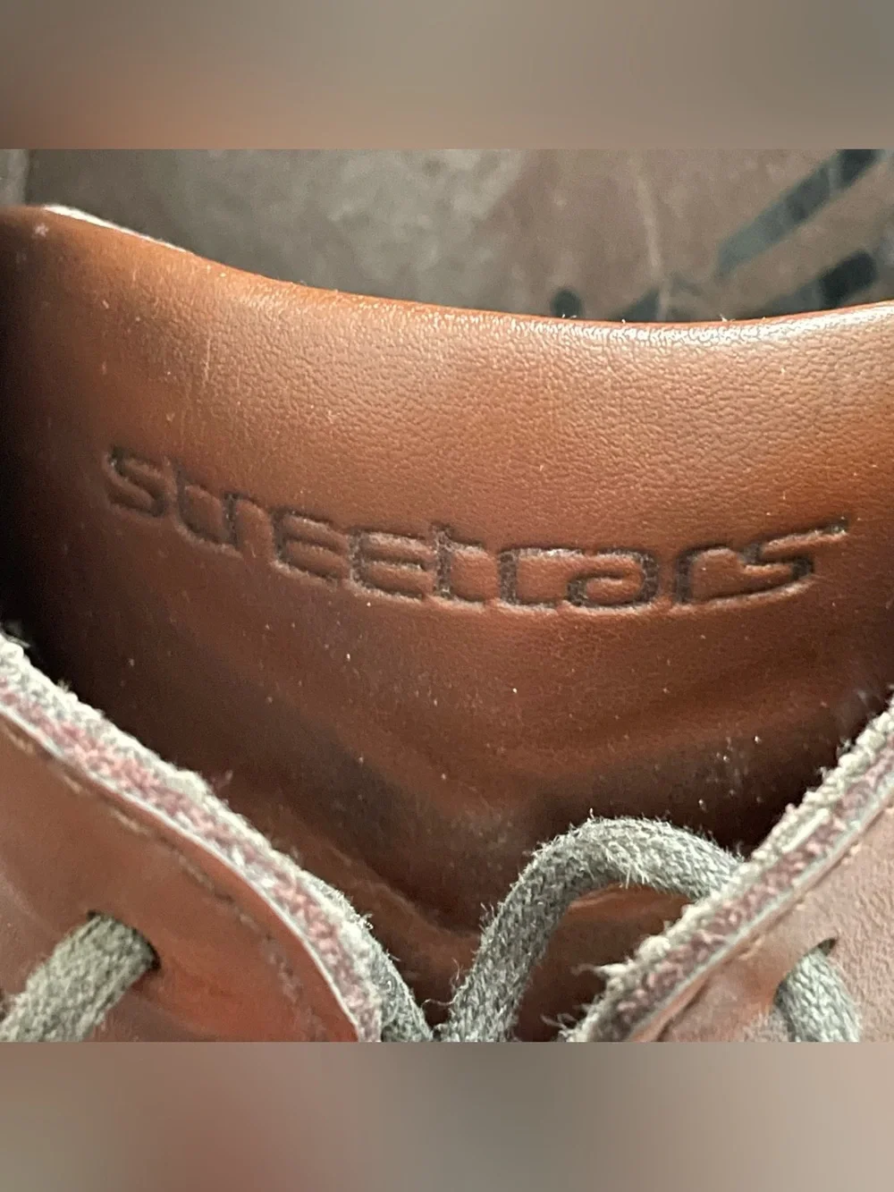 Streetcars Men's Size 11.5M Brown Lace-Up Casual Leather Shoes